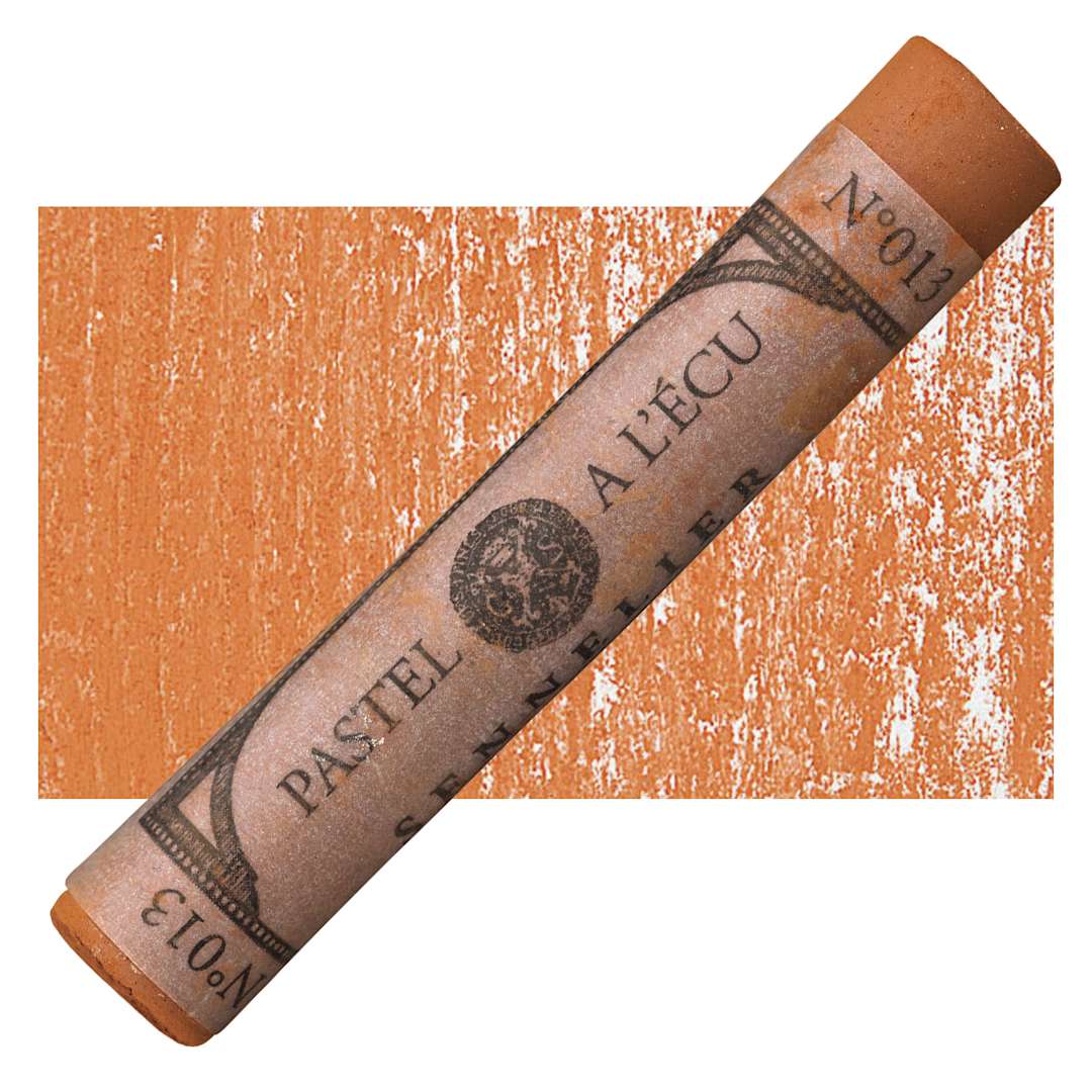 Open in modal - Sennelier Soft Pastel - Flesh Ochre pastel and swatch