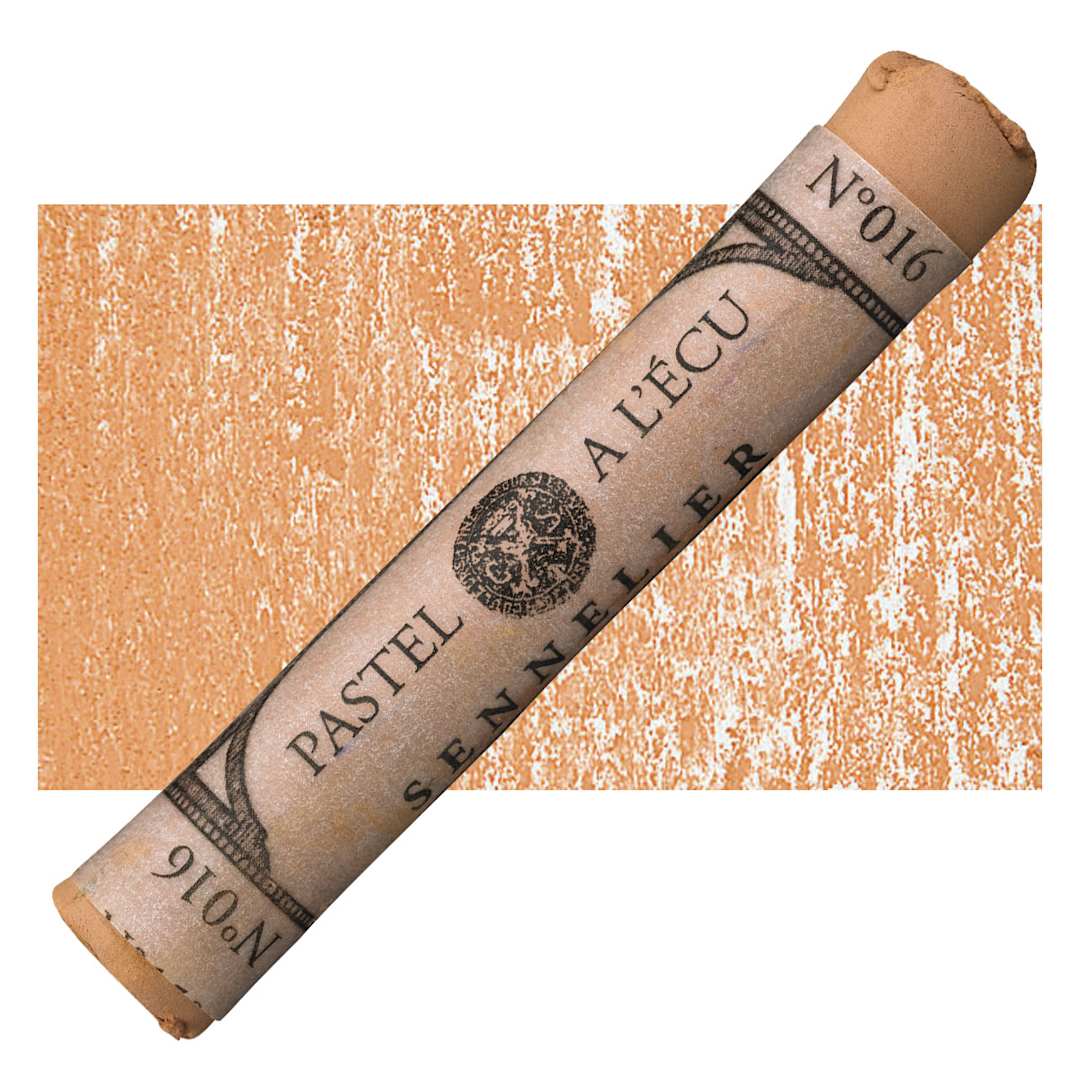 Open in modal - Sennelier Soft Pastel - Flesh Ochre pastel and swatch