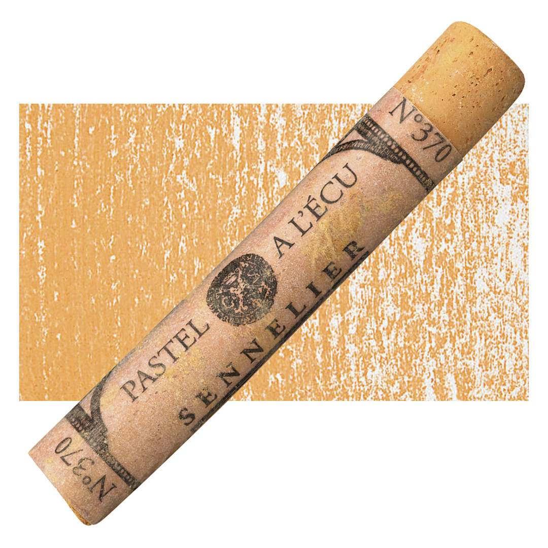 Open in modal - Sennelier Soft Pastel - Gamboge 370 pastel and swatch