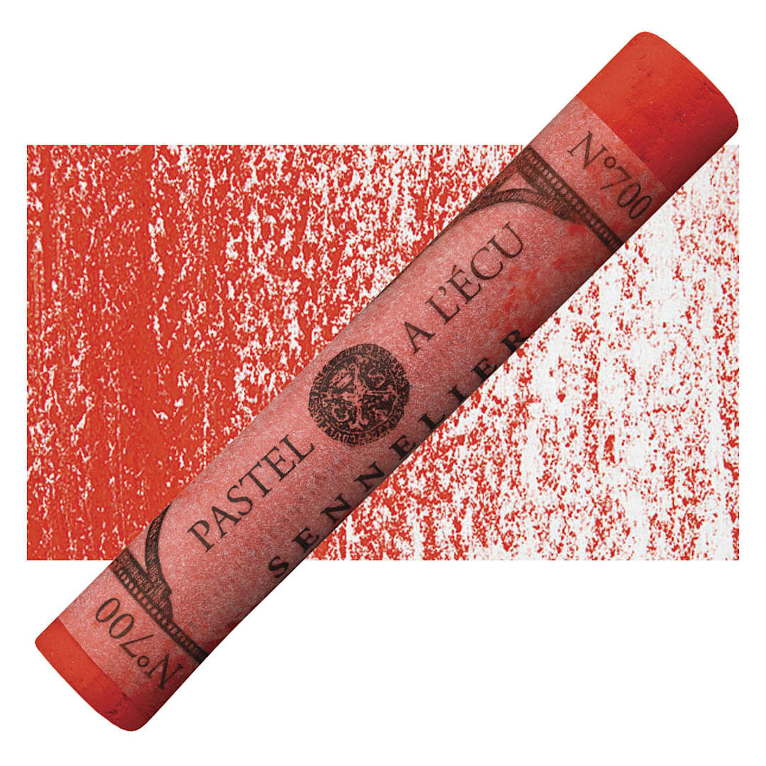 Open in modal - Sennelier Soft Pastel - Geranium Lake 700 pastel and swatch