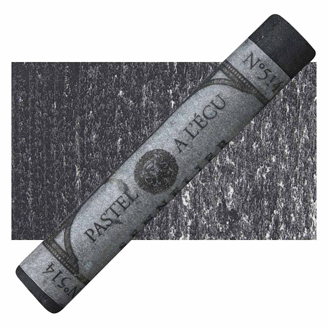 Open in modal - Sennelier Soft Pastel - Grey 514 pastel and swatch