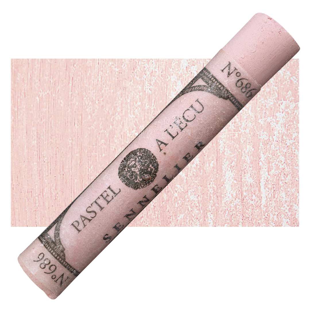 Open in modal - Sennelier Soft Pastel - Helios Red pastel and swatch