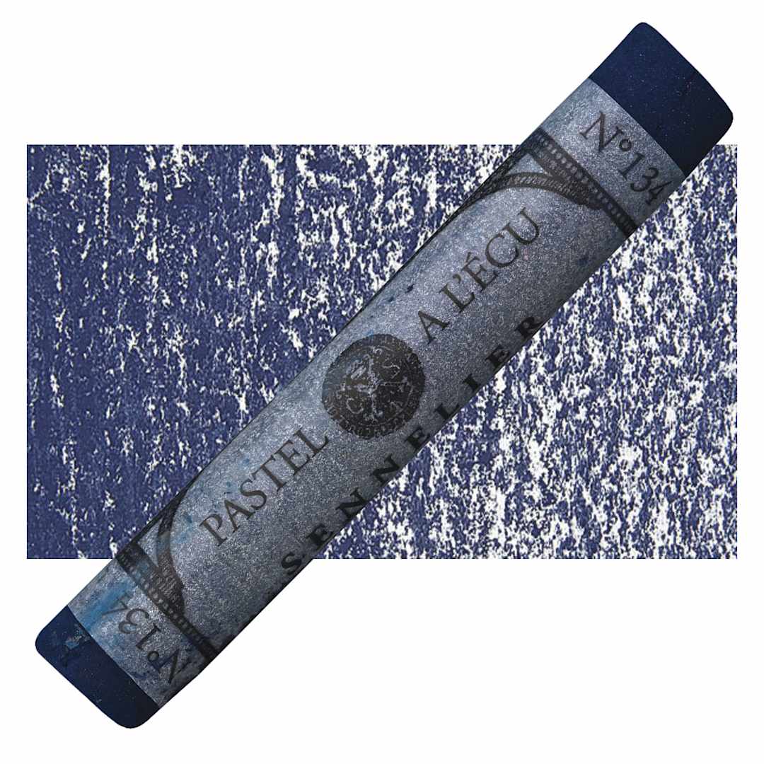 Open in modal - Sennelier Soft Pastel - Indigo 134 pastel and swatch