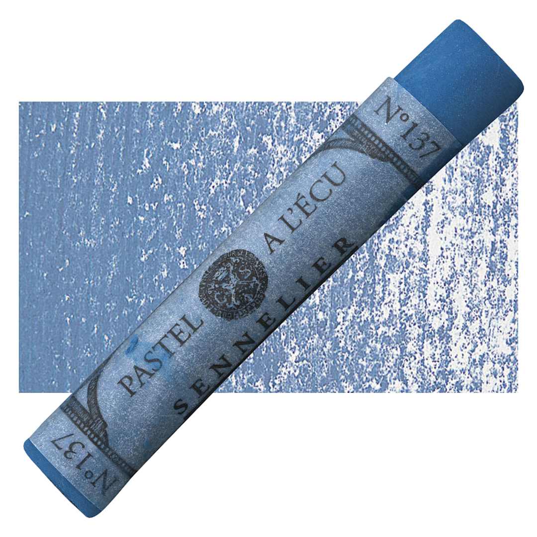 Open in modal - Sennelier Soft Pastel - Indigo 137 pastel and swatch