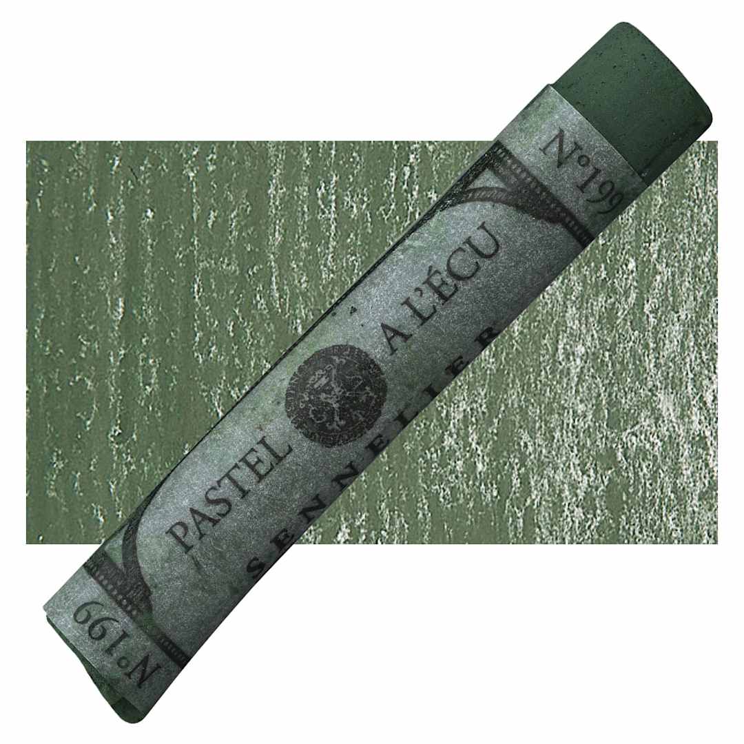 Open in modal - Sennelier Soft Pastel - Leaf Green 199 pastel and swatch