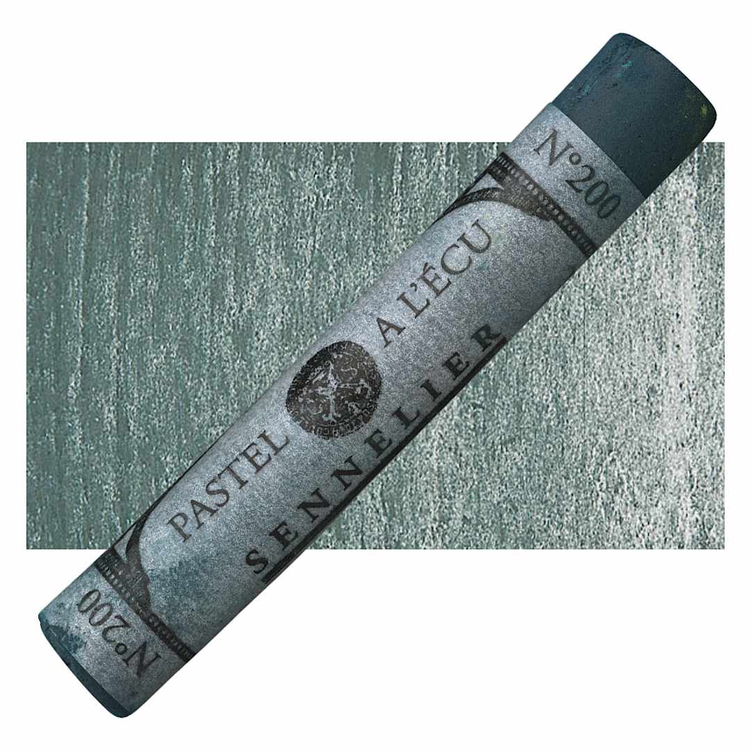 Open in modal - Sennelier Soft Pastel - Leaf Green 200 pastel and swatch