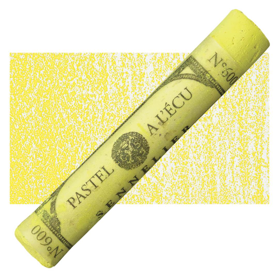 Open in modal - Sennelier Soft Pastel - Lemon Yellow 600 pastel and swatch