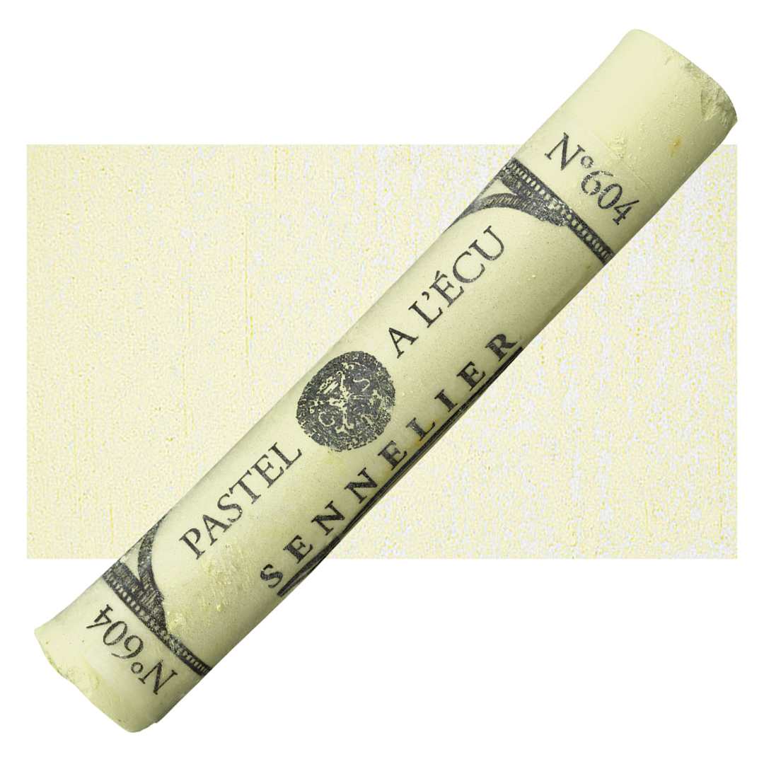 Open in modal - Sennelier Soft Pastel - Lemon Yellow 604 pastel and swatch