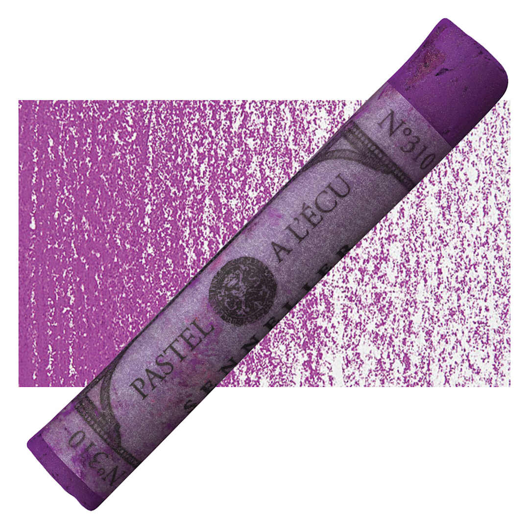 Open in modal - Sennelier Soft Pastel - Madder Violet pastel and swatch
