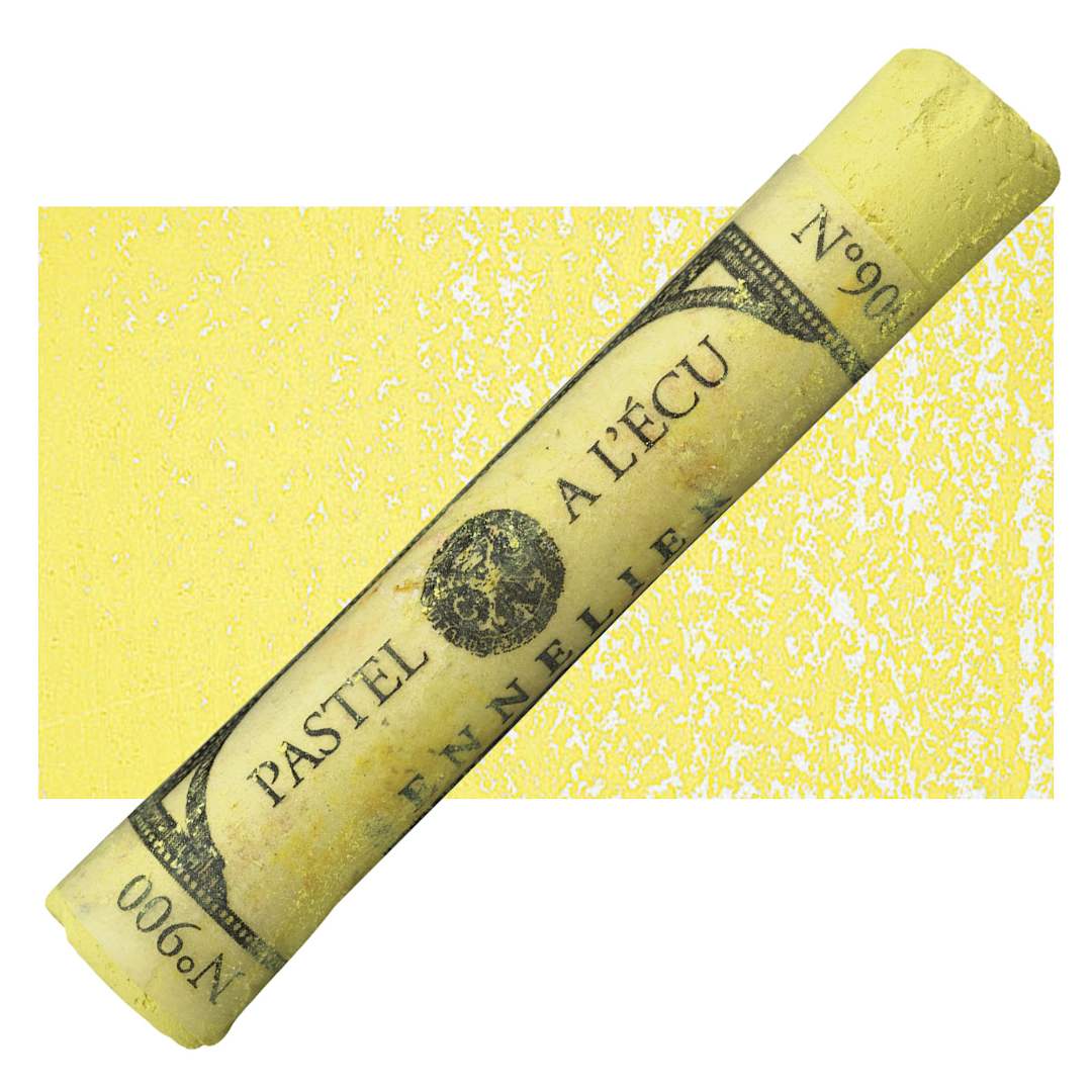 Open in modal - Sennelier Soft Pastel - Nickel Yellow 900 pastel and swatch