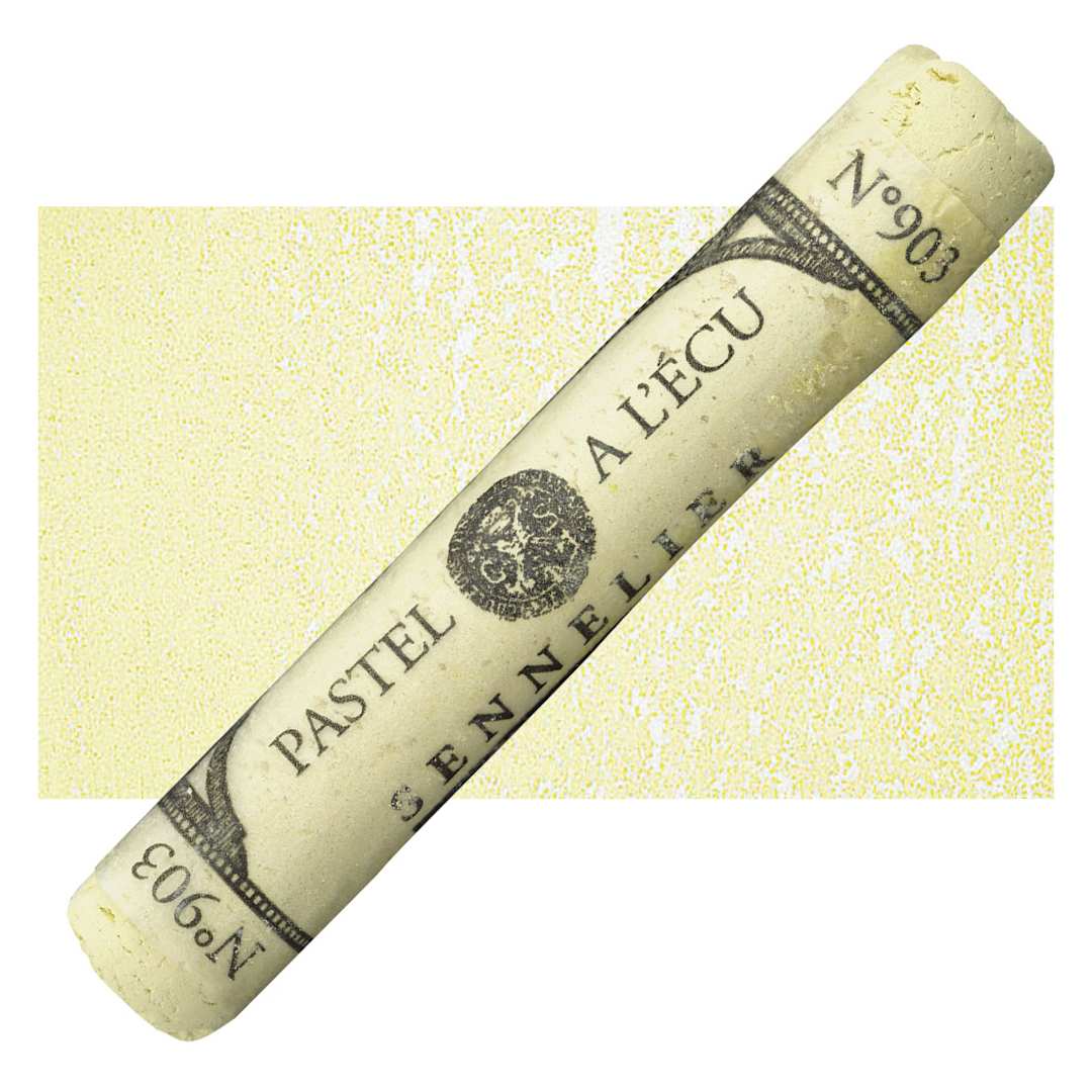 Open in modal - Sennelier Soft Pastel - Nickel Yellow 903 pastel and swatch