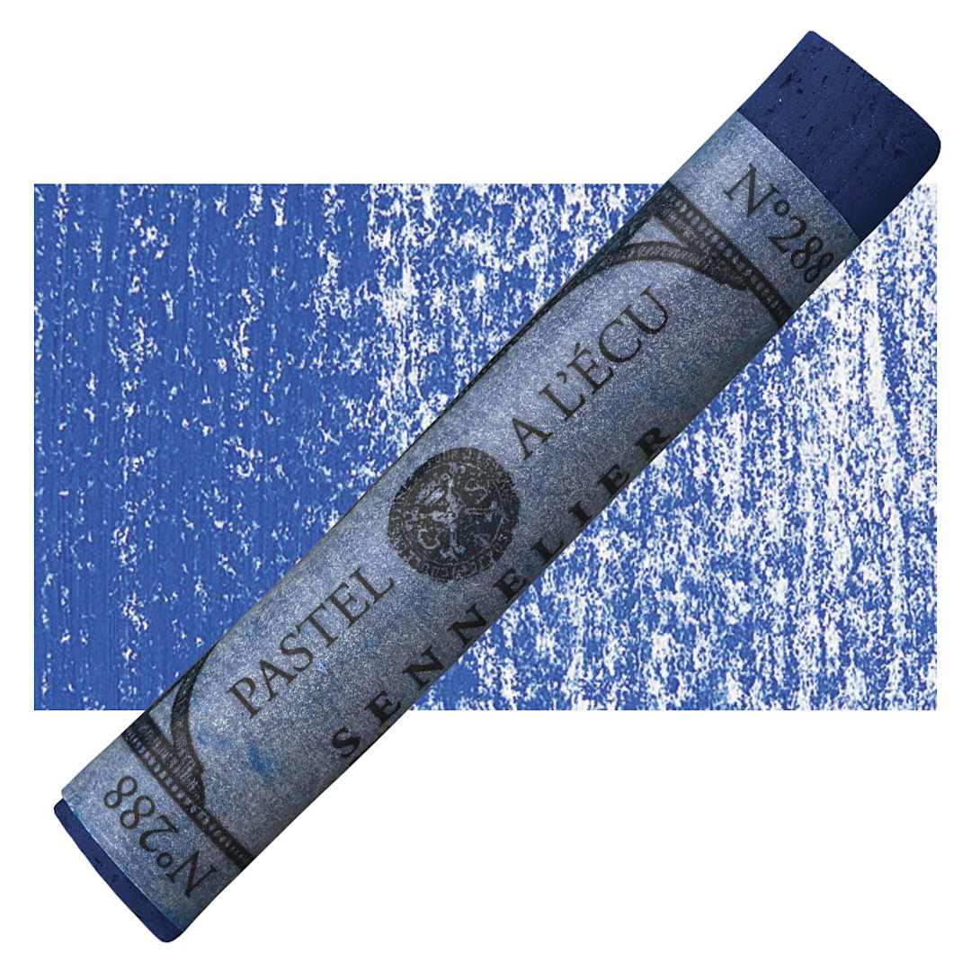 Open in modal - Sennelier Soft Pastel - Prussian Blue 288 pastel and swatch