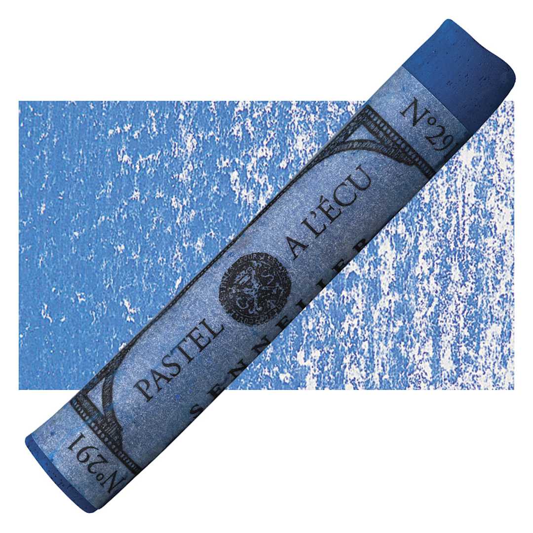 Open in modal - Sennelier Soft Pastel - Prussian Blue 291 pastel and swatch