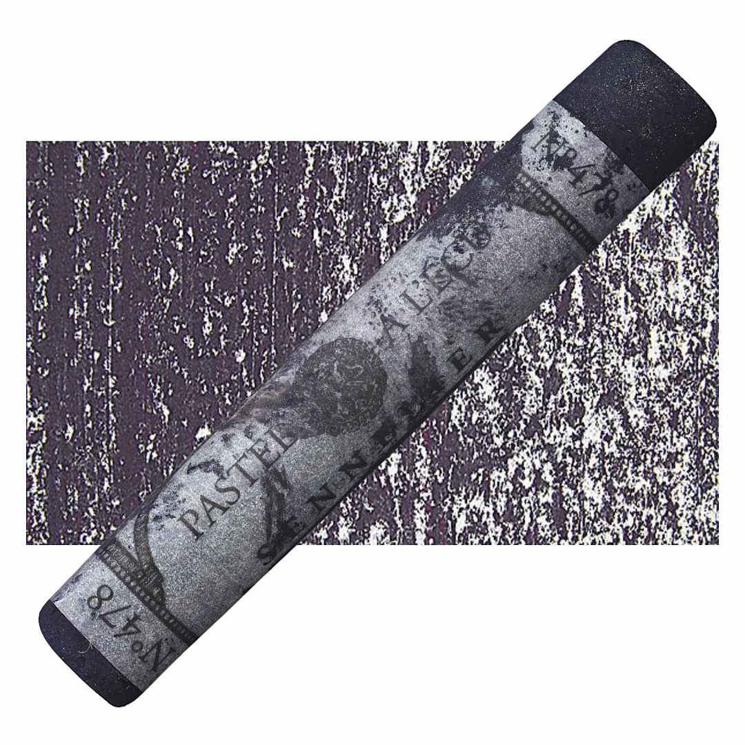 Open in modal - Sennelier Soft Pastel - Purplish-Blue Grey 478 pastel and swatch