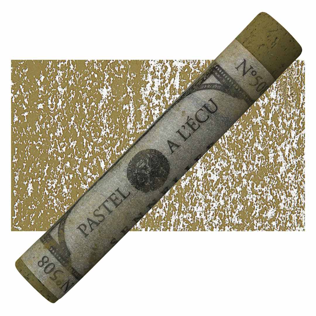 Open in modal - Sennelier Soft Pastel - Raw Sienna 508 pastel and swatch