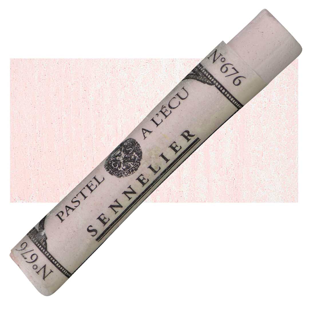 Open in modal - Sennelier Soft Pastel - Ruby Red 676 pastel and swatch