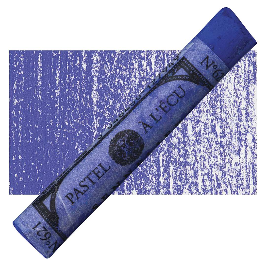 Open in modal - Sennelier Soft Pastel - Sapphire Blue 621 pastel and swatch