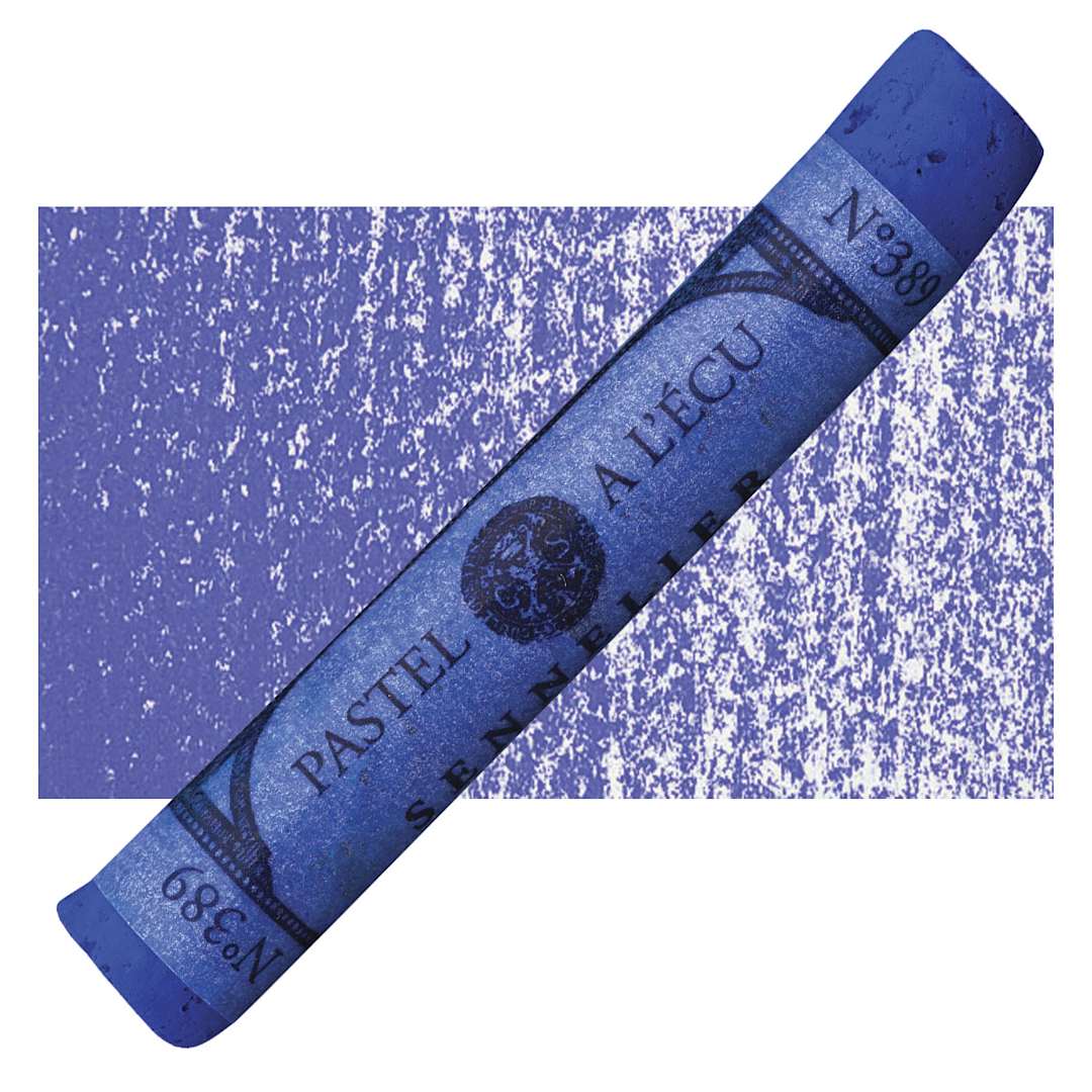 Open in modal - Sennelier Soft Pastel - Ultramarine Deep 389 pastel and swatch