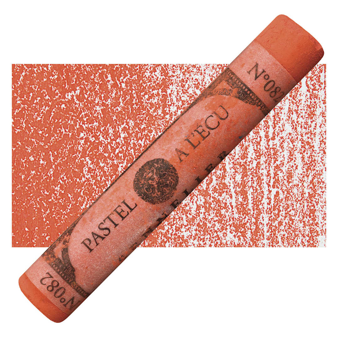 Open in modal - Sennelier Soft Pastel - Vermilion 082 pastel and swatch