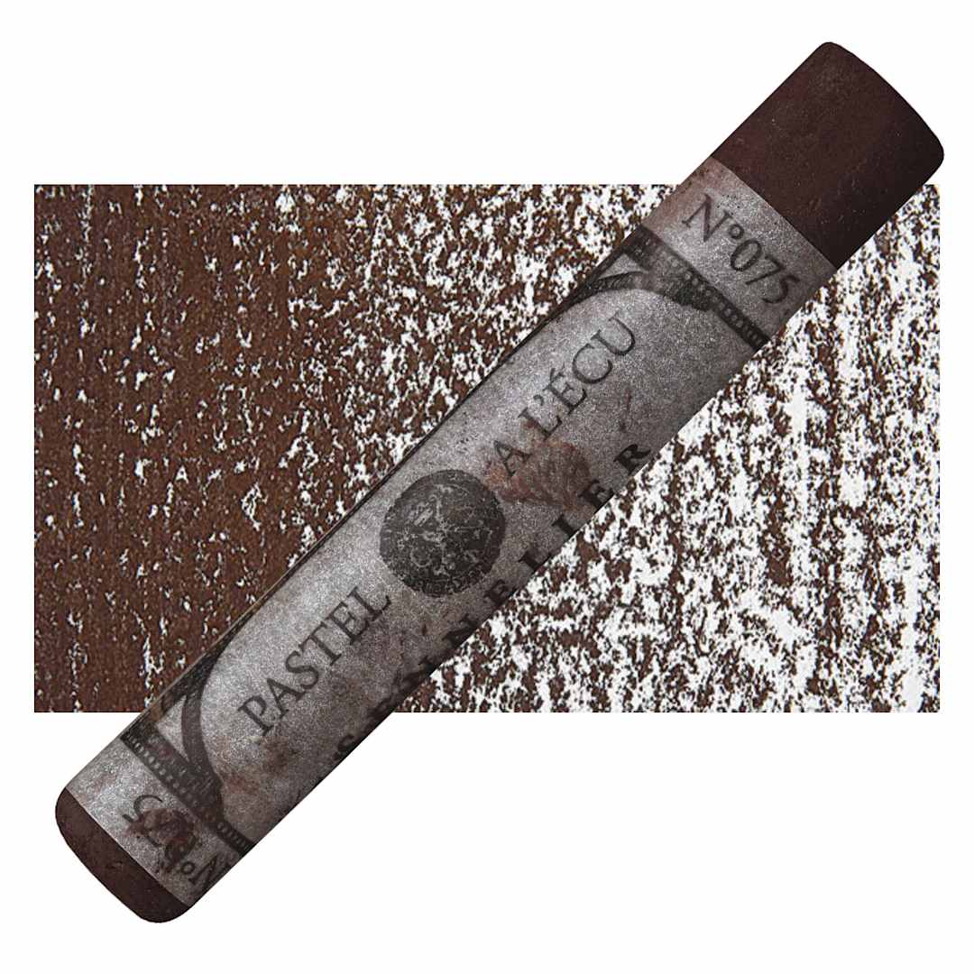 Open in modal - Sennelier Soft Pastel - Vermilion Brown pastel and swatch