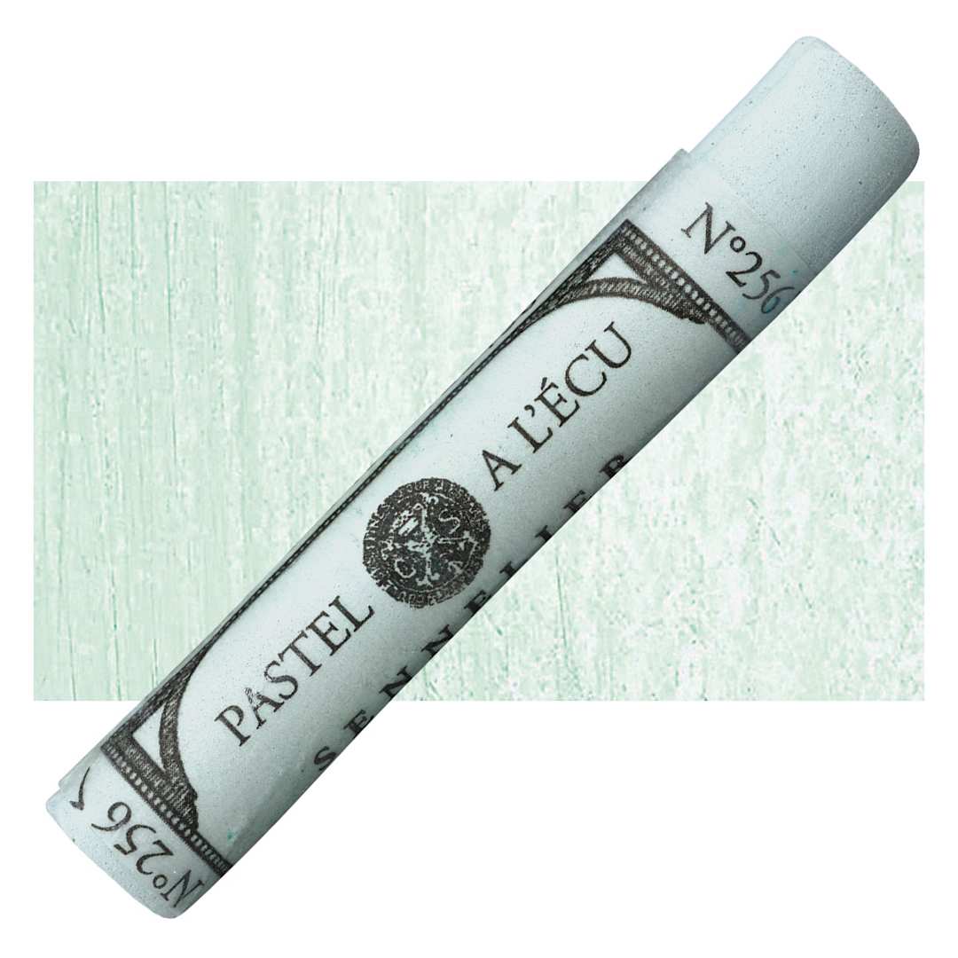 Open in modal - Sennelier Soft Pastel - Viridian 256 pastel and swatch