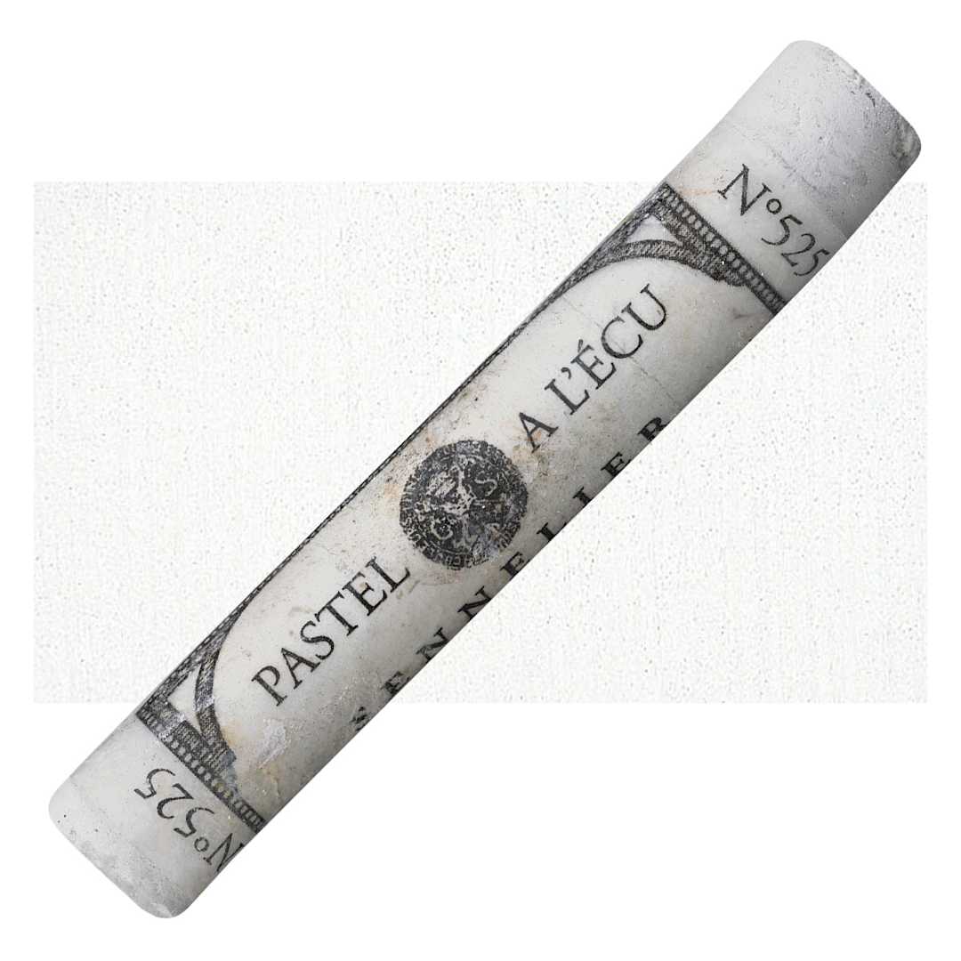 Open in modal - Sennelier Soft Pastel Set - White 525 pastel and swatch