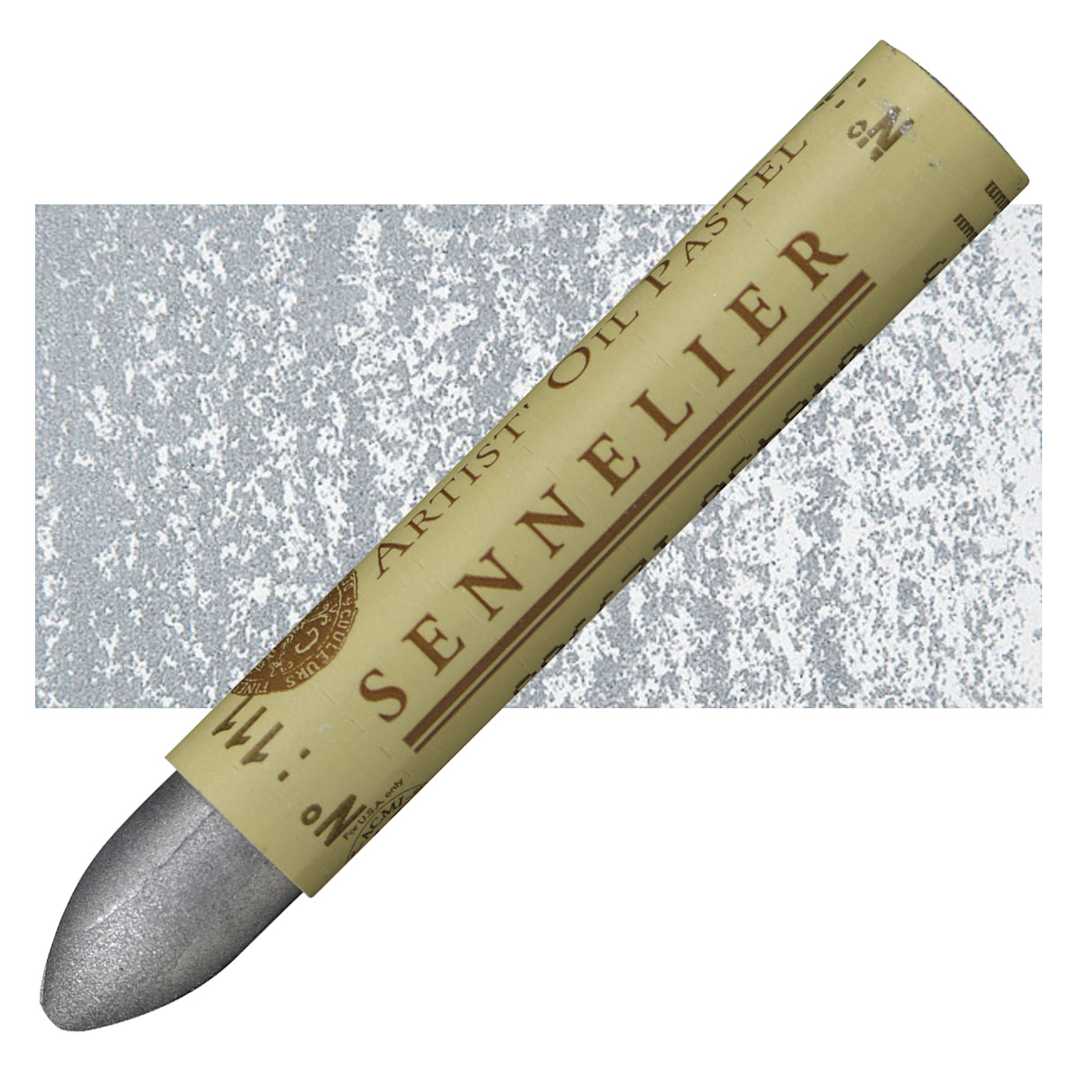 Open in modal - Sennelier Oil Pastel - Aluminum oil pastel and swatch