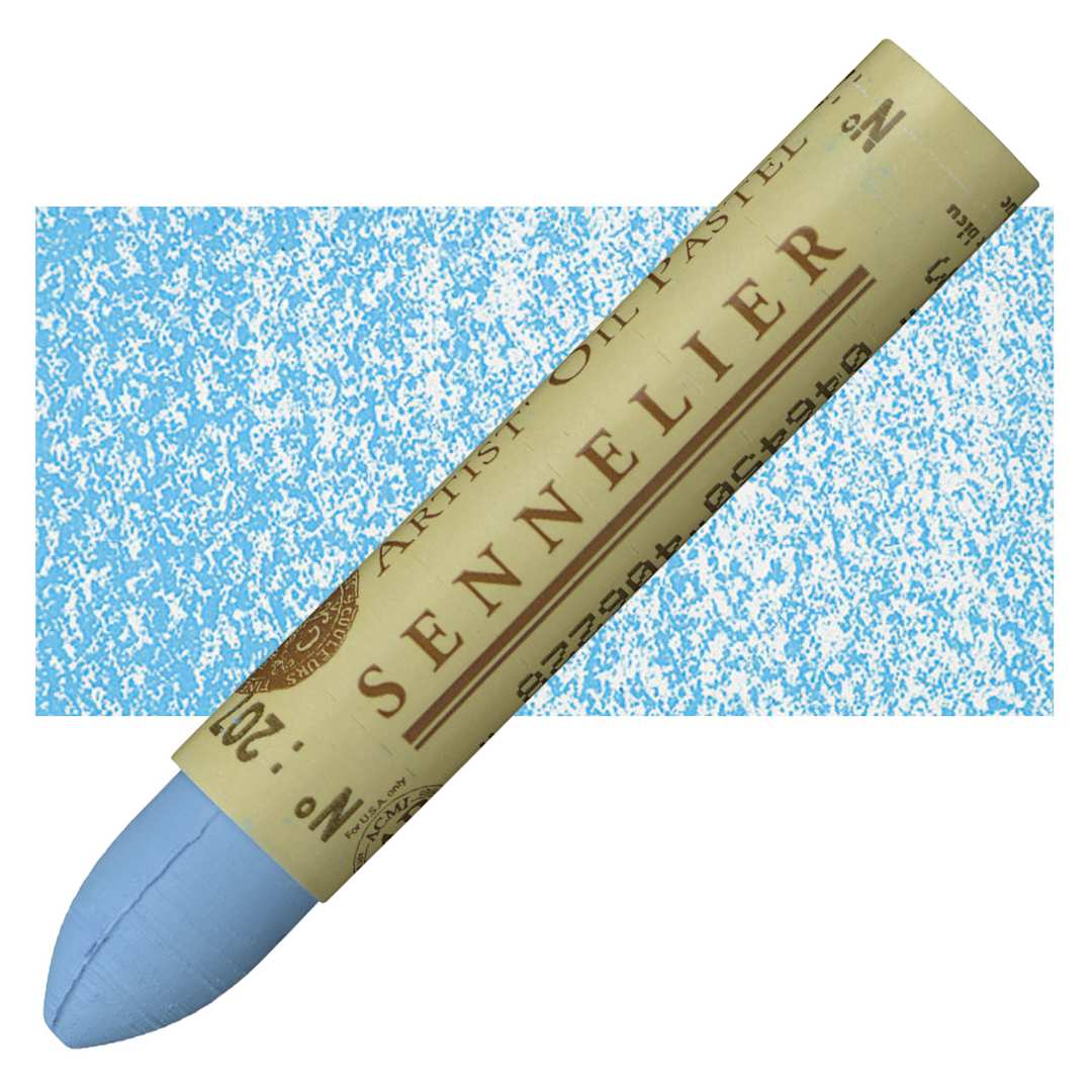 Open in modal - Sennelier Oil Pastel - Ash Blue oil pastel and swatch