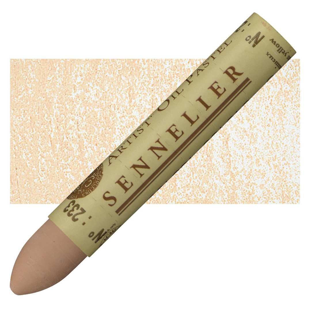 Open in modal - Sennelier Oil Pastel - Luminous Yellow oil pastel and swatch