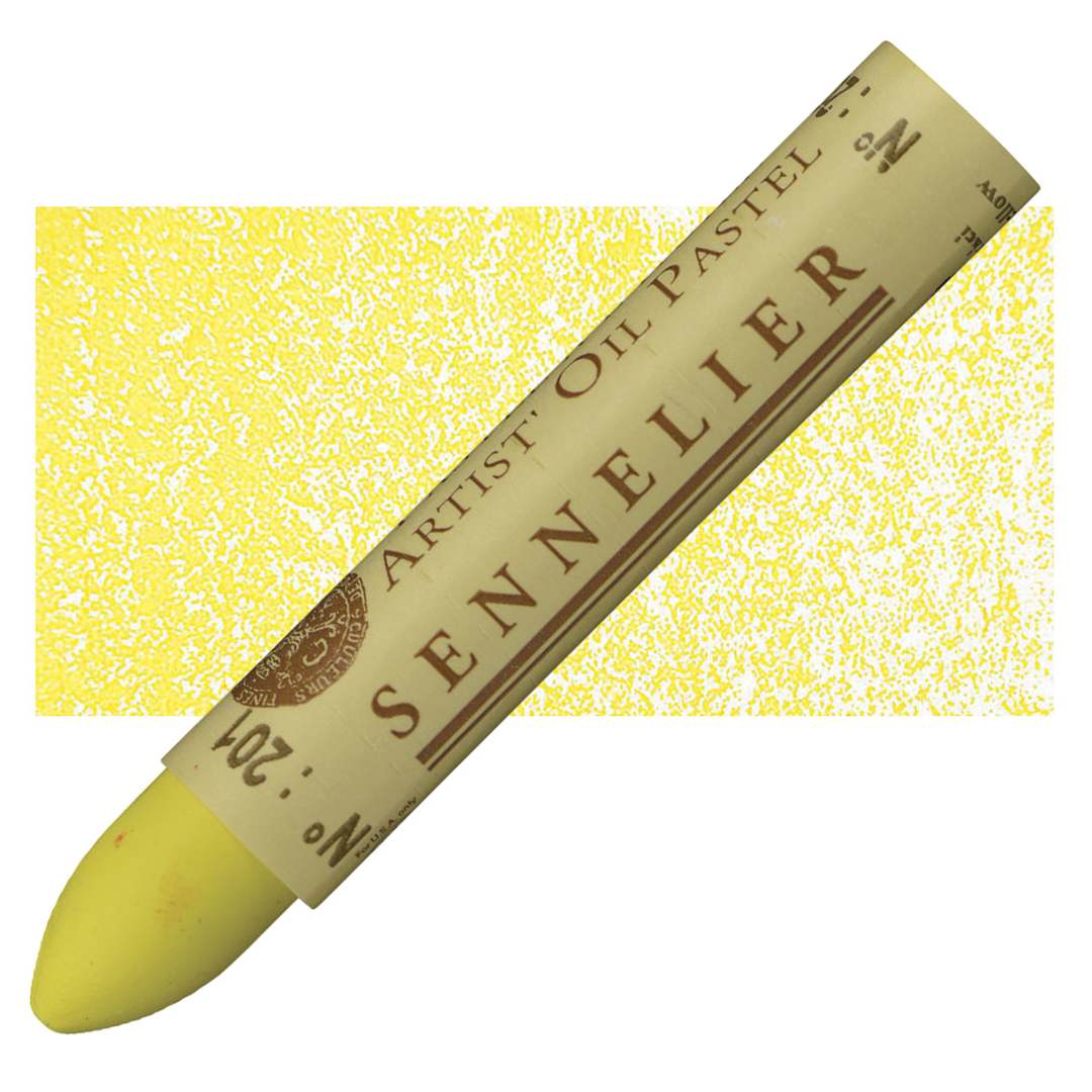 Open in modal - Sennelier Oil Pastel - Nickel Yellow oil pastel and swatch