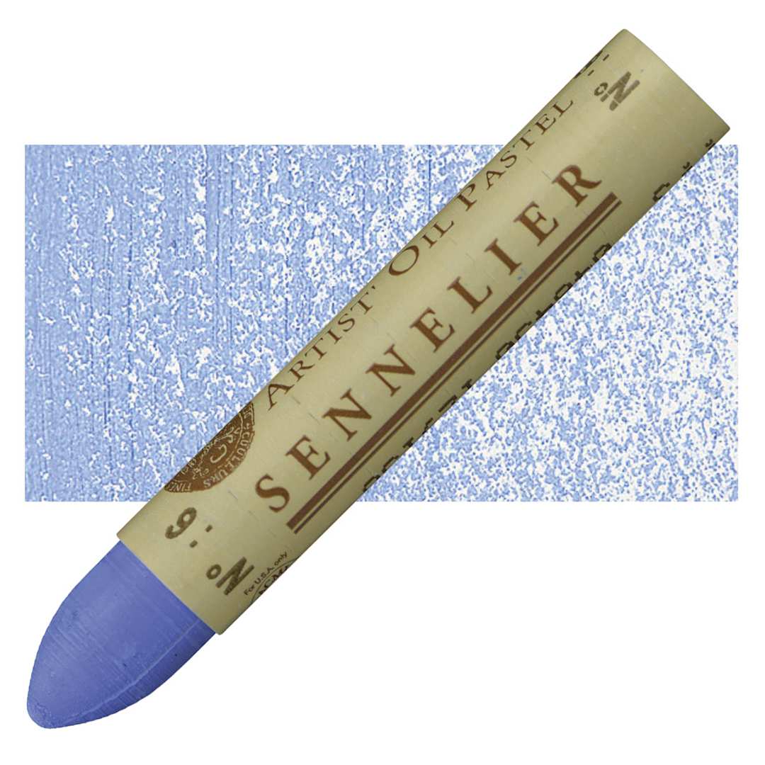 Open in modal - Sennelier Oil Pastel - Pale Blue oil pastel and swatch