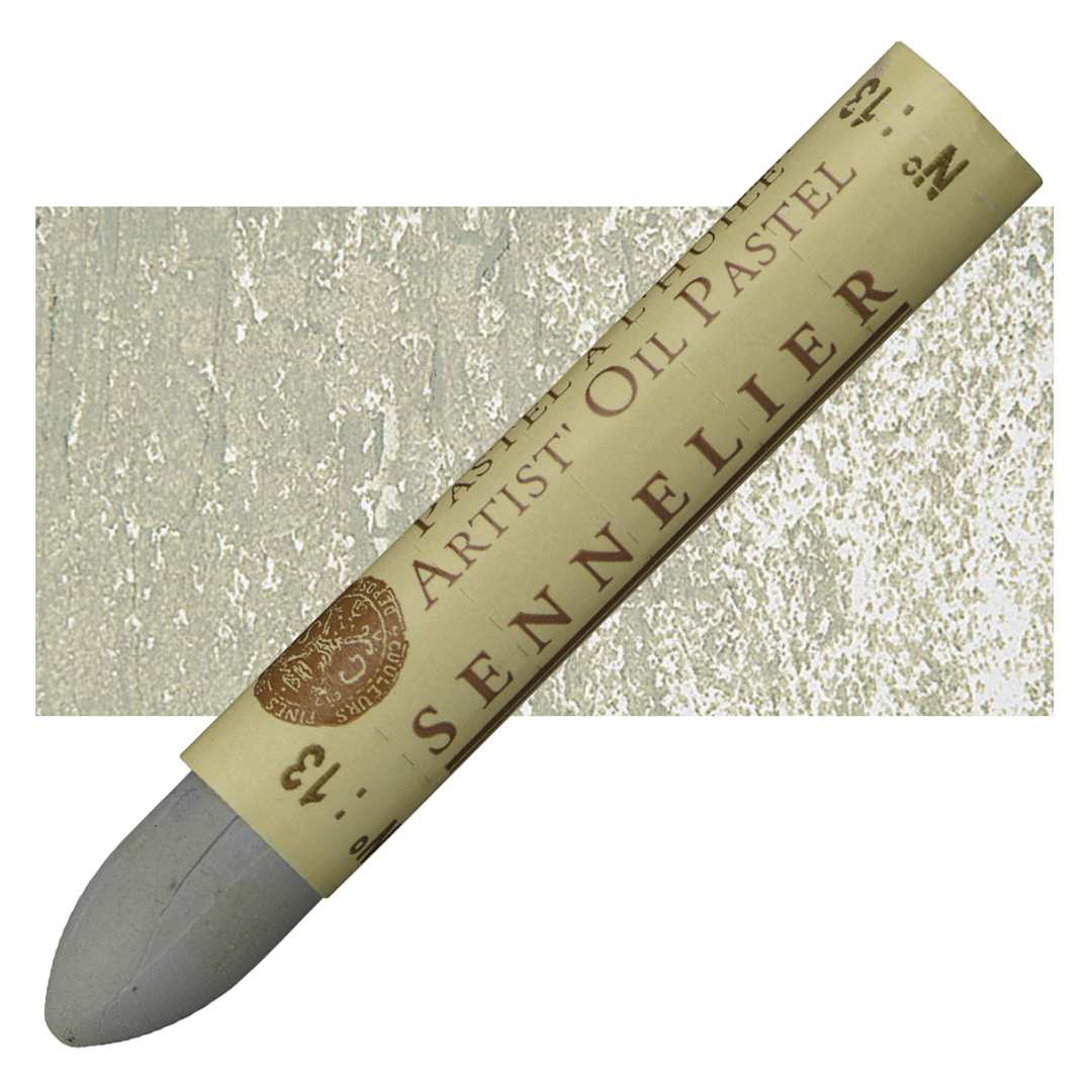 Open in modal - Sennelier Oil Pastel - Yellow Grey oil pastel and swatch