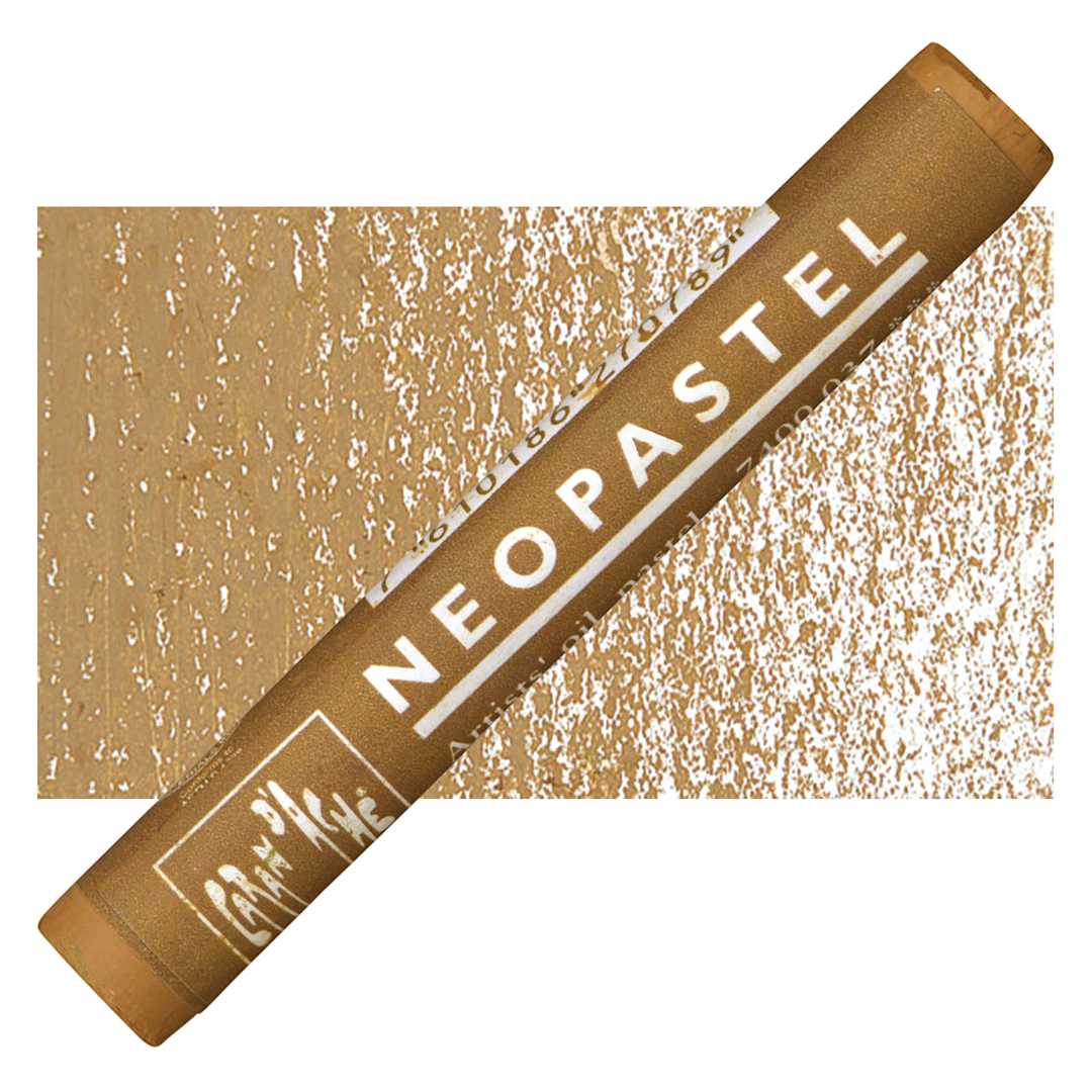 Open in modal - Caran d'Ache Neopastel - Brown Ochre pastel and swatch