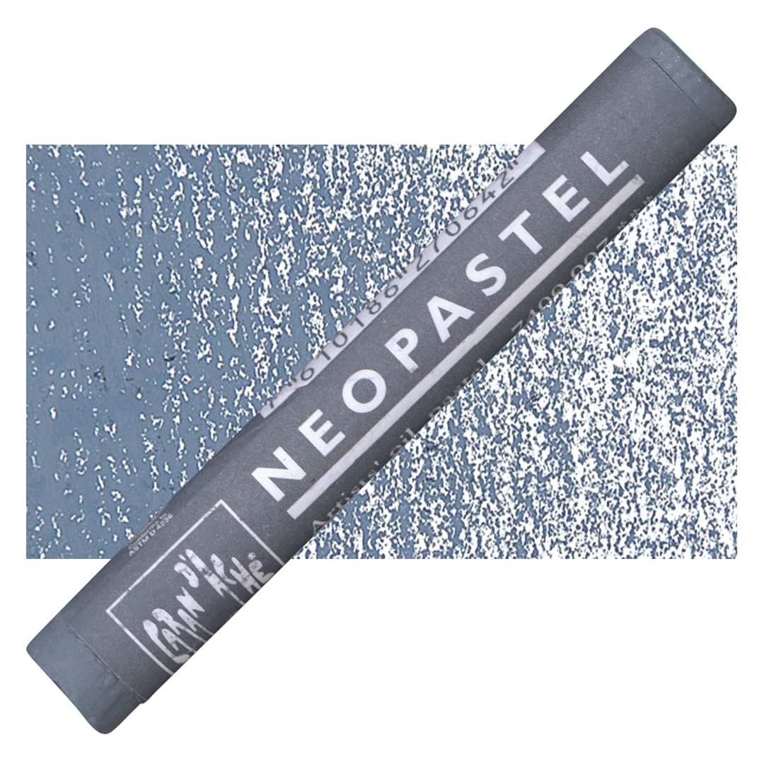 Open in modal - Caran d'Ache Neopastel - Dark Gray pastel and swatch