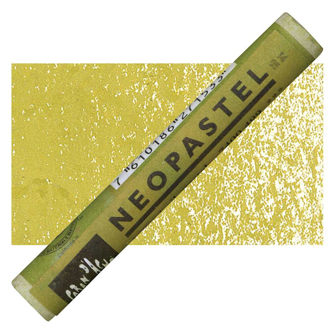 Open in modal - Caran d'Ache Neopastel - Gold pastel and swatch