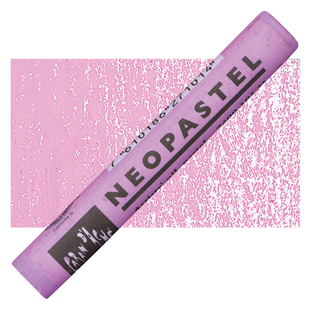 Open in modal - Caran d'Ache Neopastel - Light Purple Violet pastel and swatch