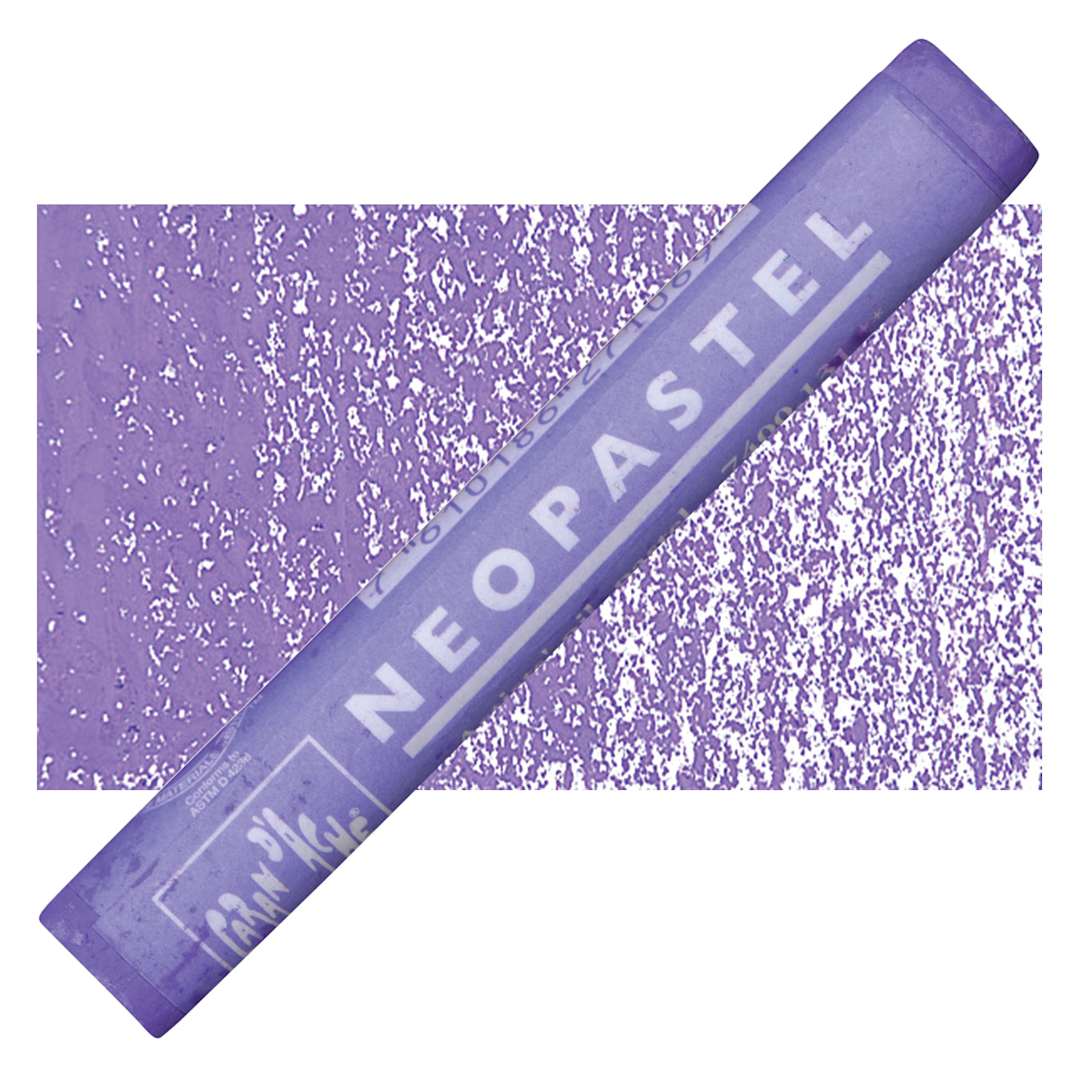Open in modal - Caran d'Ache Neopastel - Periwinkle Blue pastel and swatch