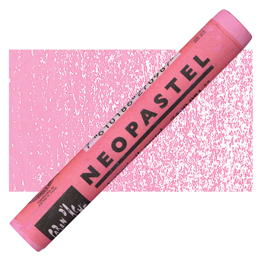 Open in modal - Caran d'Ache Neopastel - Pink pastel and swatch
