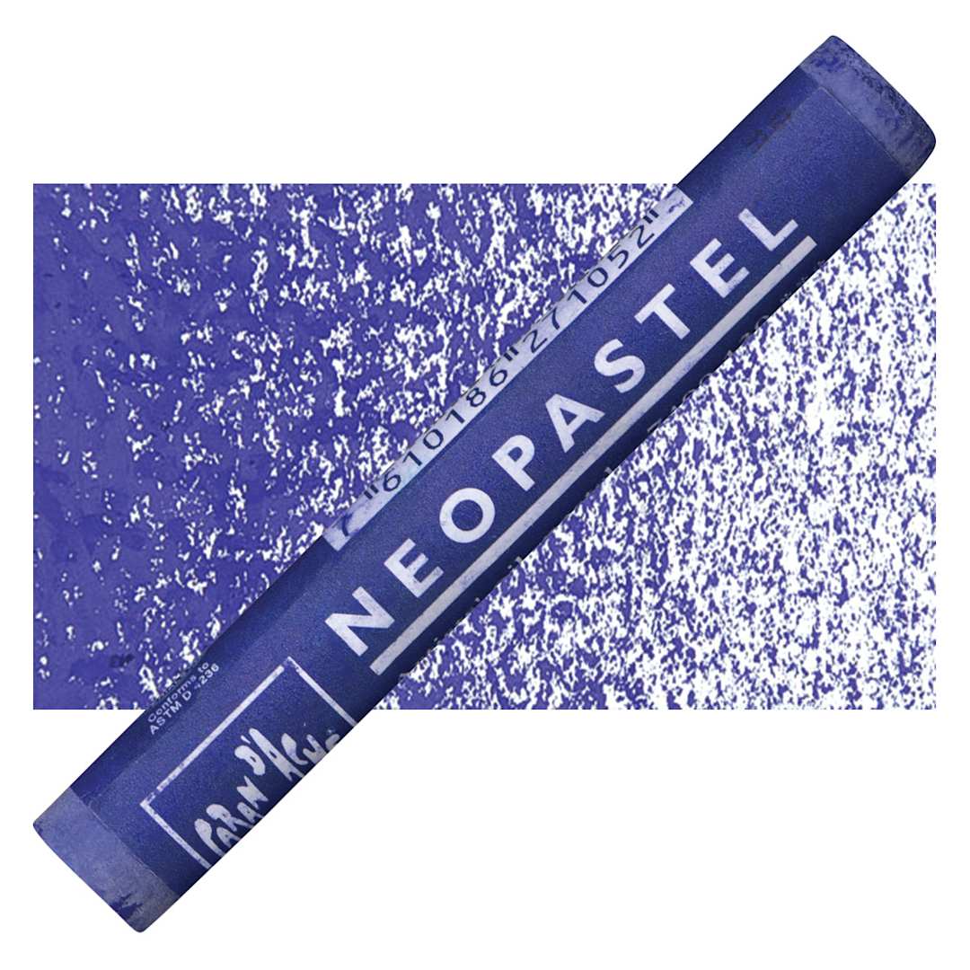 Open in modal - Caran d'Ache Neopastel - Royal Blue pastel and swatch