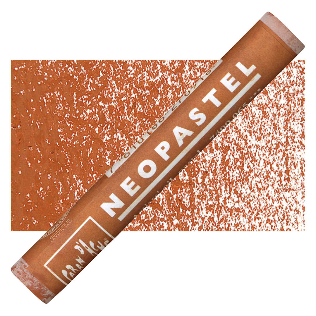Open in modal - Caran d'Ache Neopastel - Russet pastel and swatch