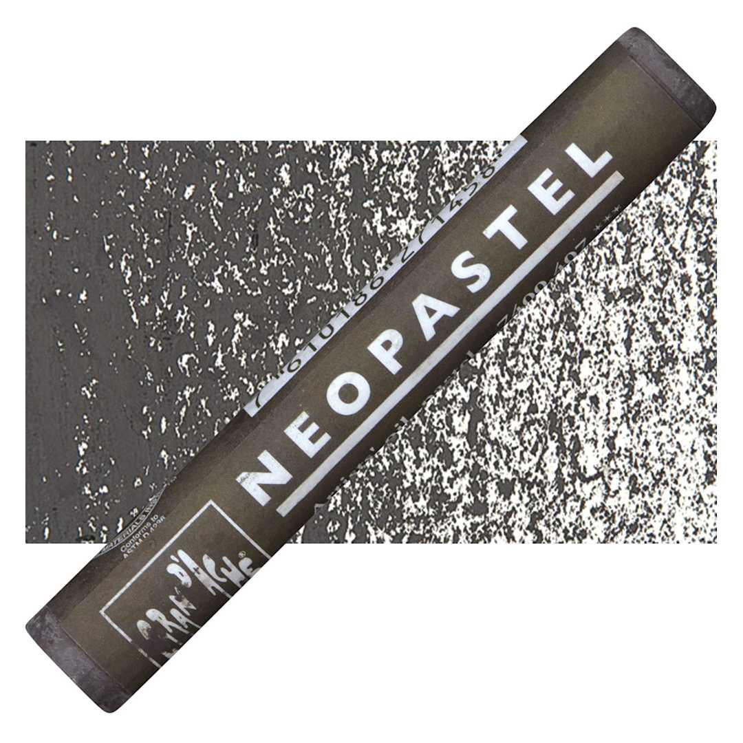 Open in modal - Caran d'Ache Neopastel - Sepia pastel and swatch