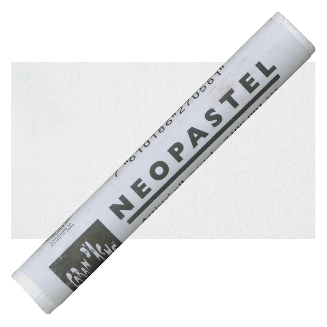 Open in modal - Caran d'Ache Neopastel - White pastel and swatch