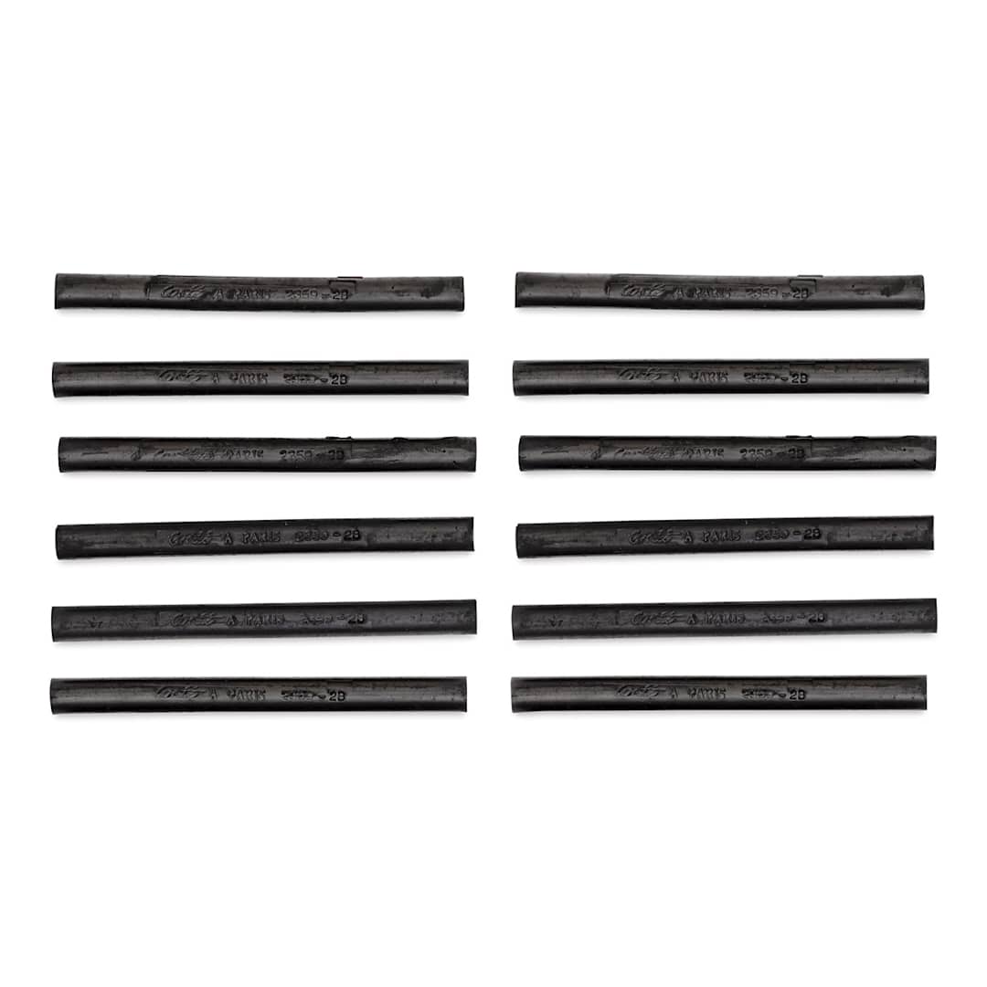 Open in modal - Conté à Paris Compressed Charcoal - 2B-Soft, Box of 12