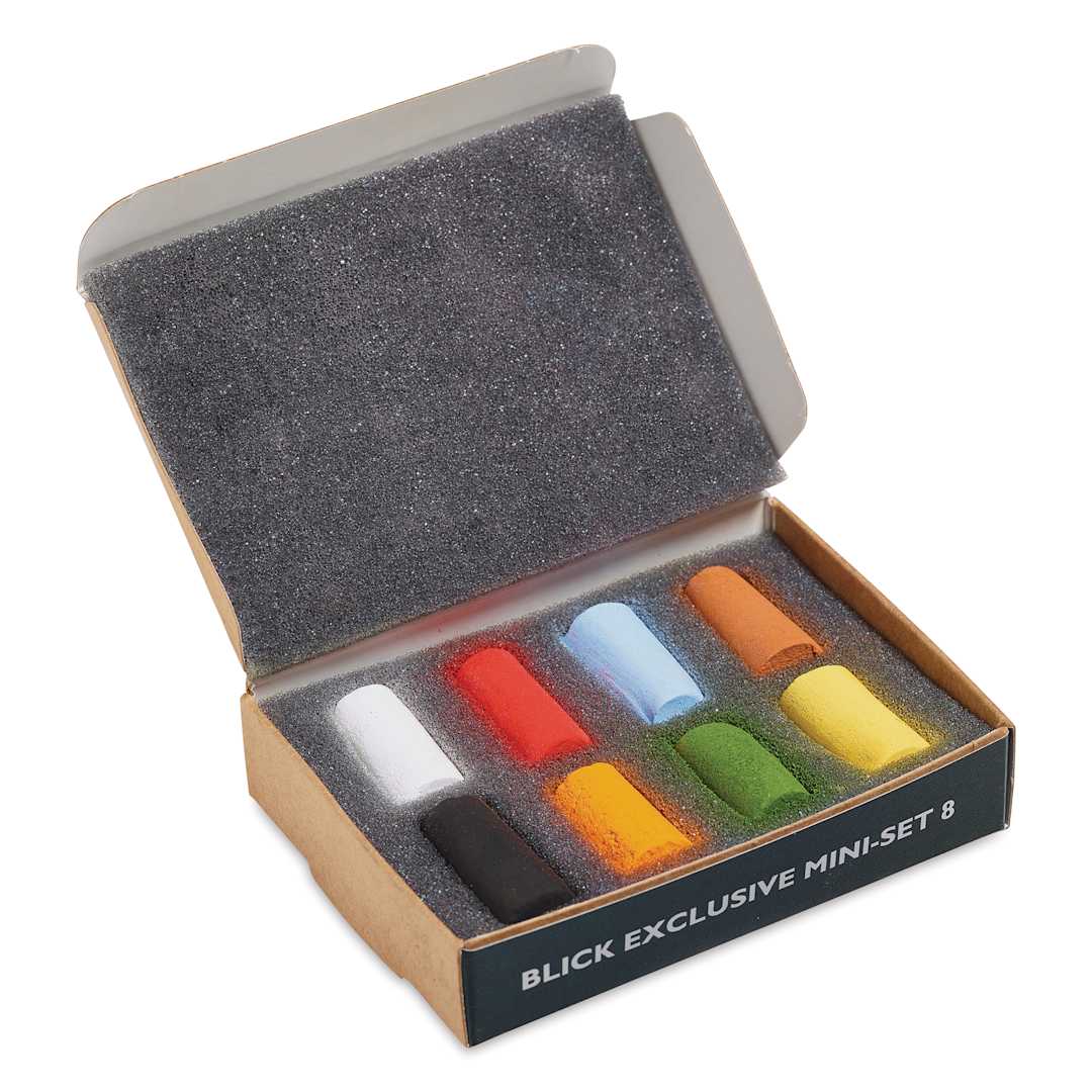 Open in modal - Unison Handmade Pastel Set - Blick Exclusive, Assorted, Set of 8, Half Stick