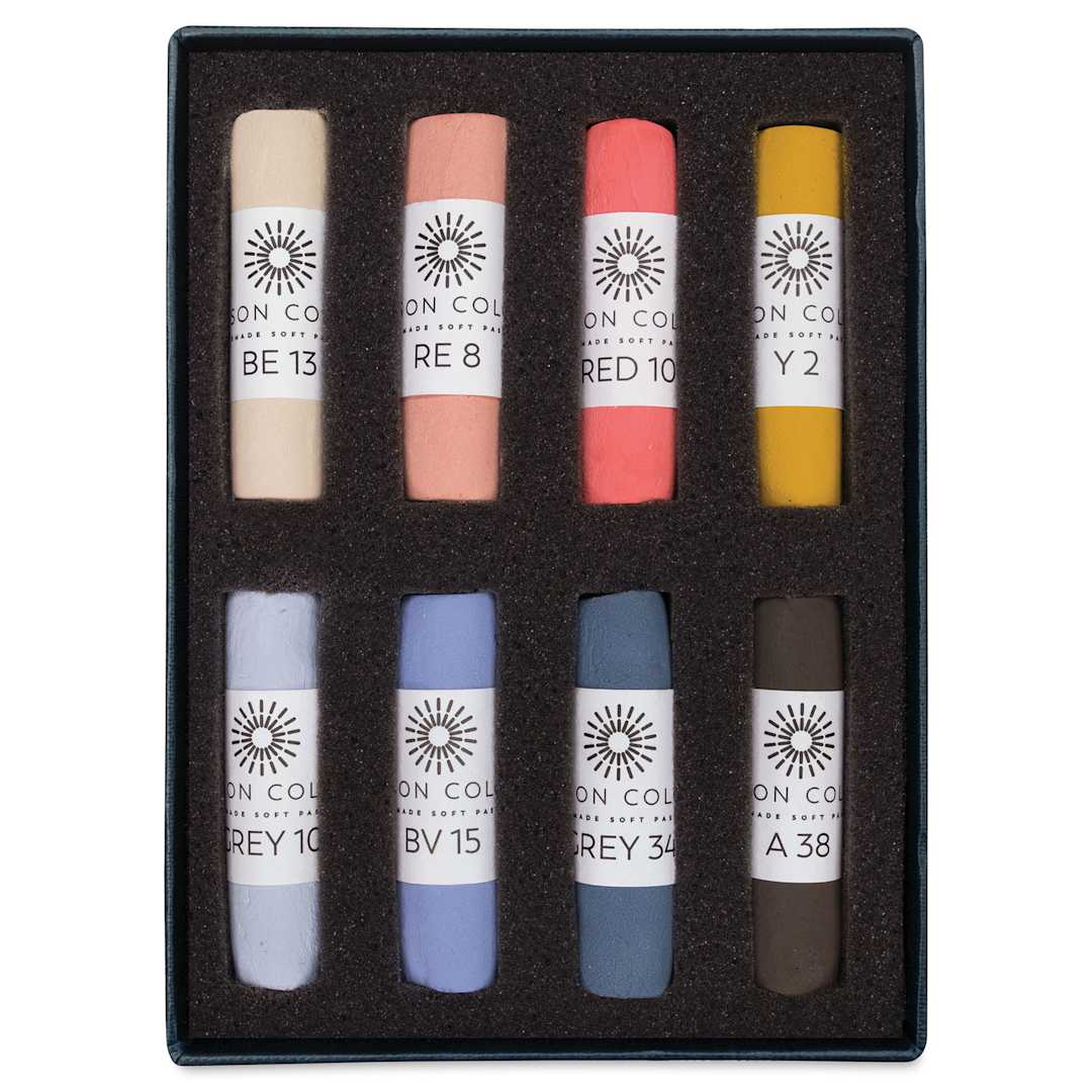 Open in modal - Unison Handmade Pastels - Portrait Colors, Set of 8 (set contents)