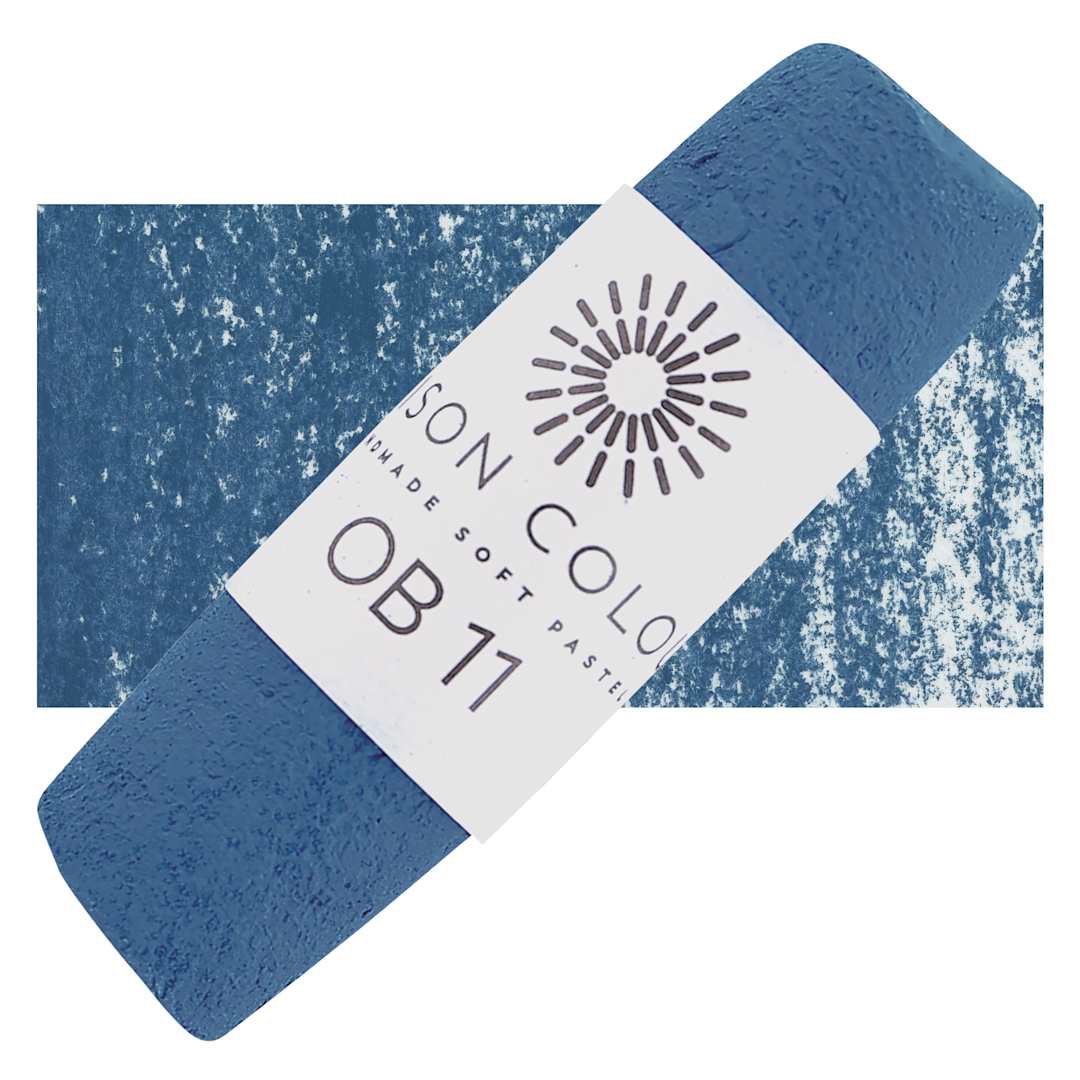 Open in modal - Unison Handmade Pastel - Ocean Blue 11 pastel and swatch