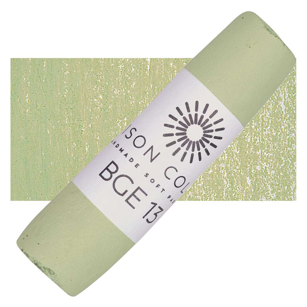 Open in modal - Unison Handmade Pastel - Blue Green Earth 13 pastel and swatch