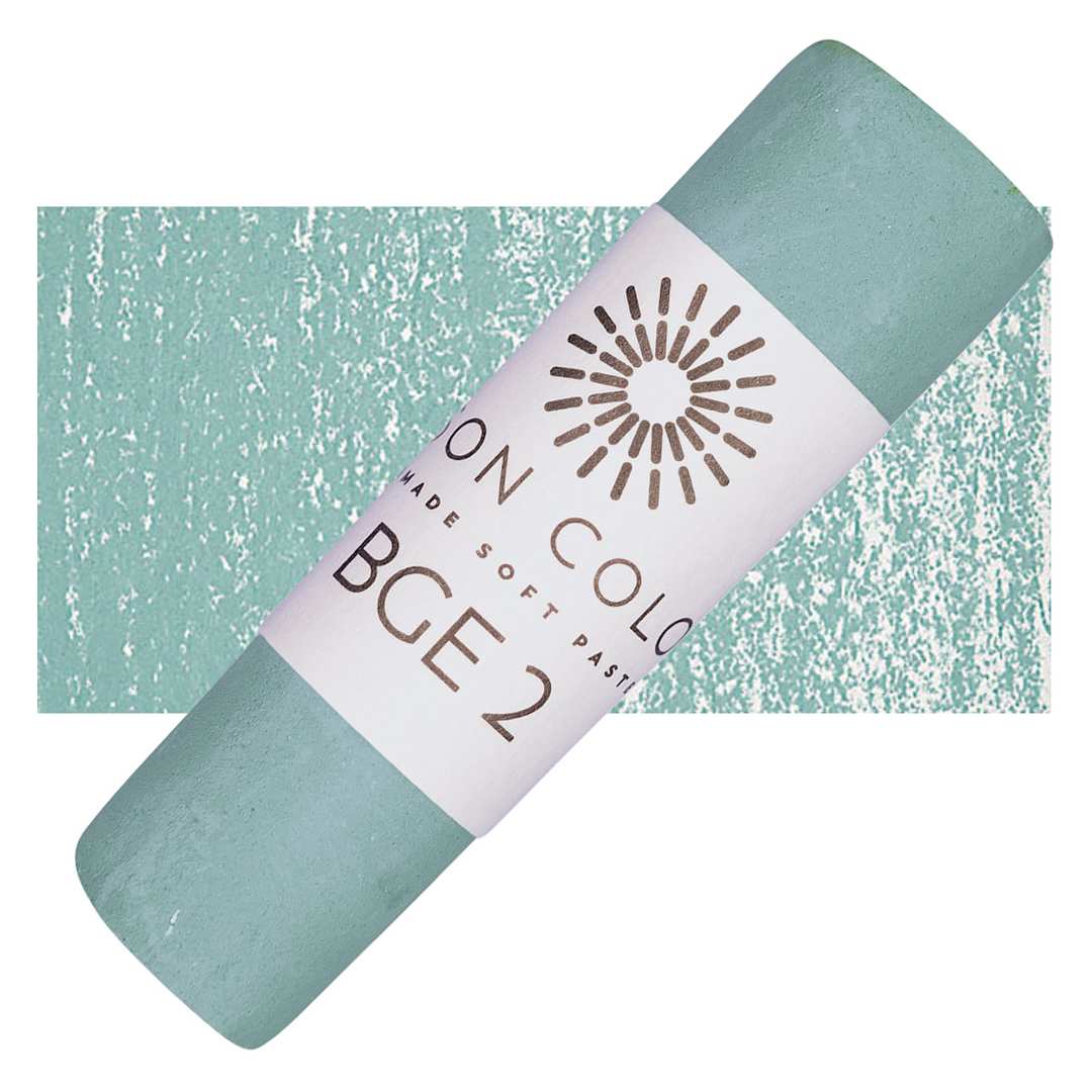 Open in modal - Unison Handmade Pastel - Blue Green Earth 2 pastel and swatch