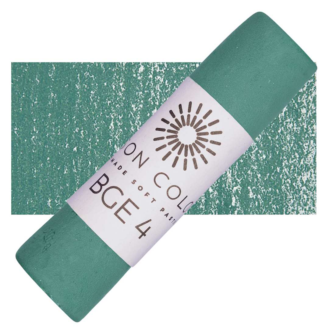 Open in modal - Unison Handmade Pastel - Blue Green Earth 4 pastel and swatch