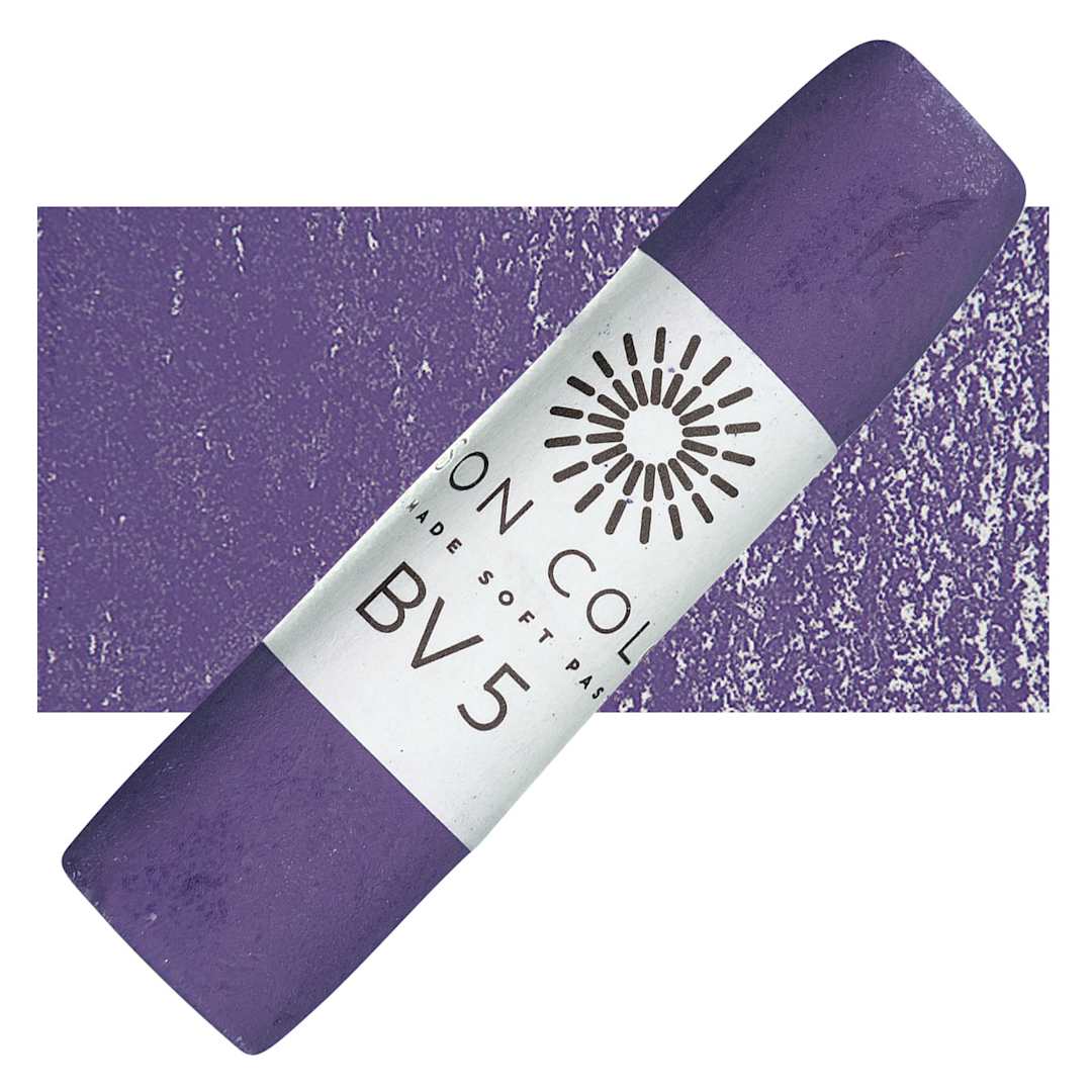 Open in modal - Unison Handmade Pastel - Blue Violet 5 pastel and swatch